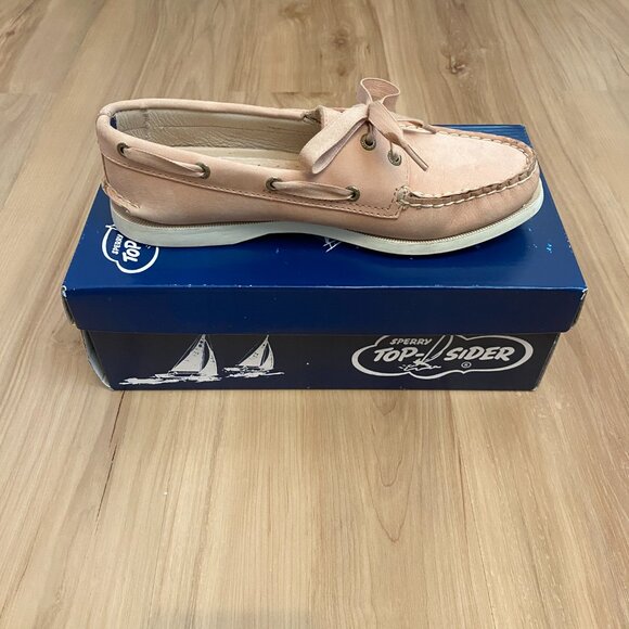Sperry Top-Siders for J. Crew Blush Nubuck Boat Shoes 7.5 - Picture 3 of 8